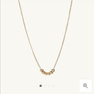 Bold Spheres Necklace by Mejuri in 14k gold